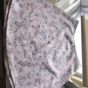 Baby pink floral forever 21 skirt